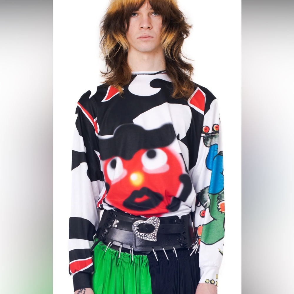 Chopova Lowena- unisex- men’s/women’s long sleeved jersey top. Size S.